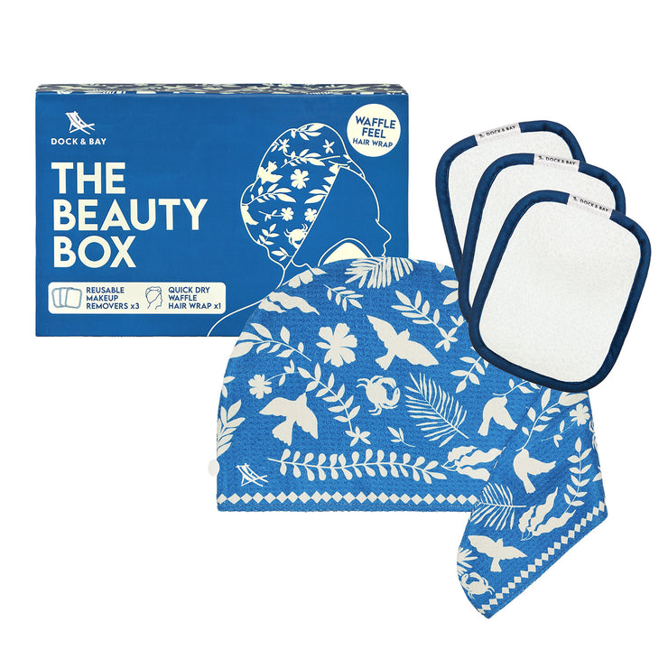 dock and bay gift box hair wrap & makeup remover