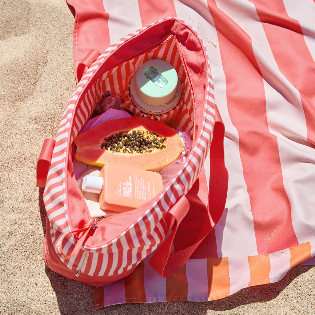dock and bay beach bag