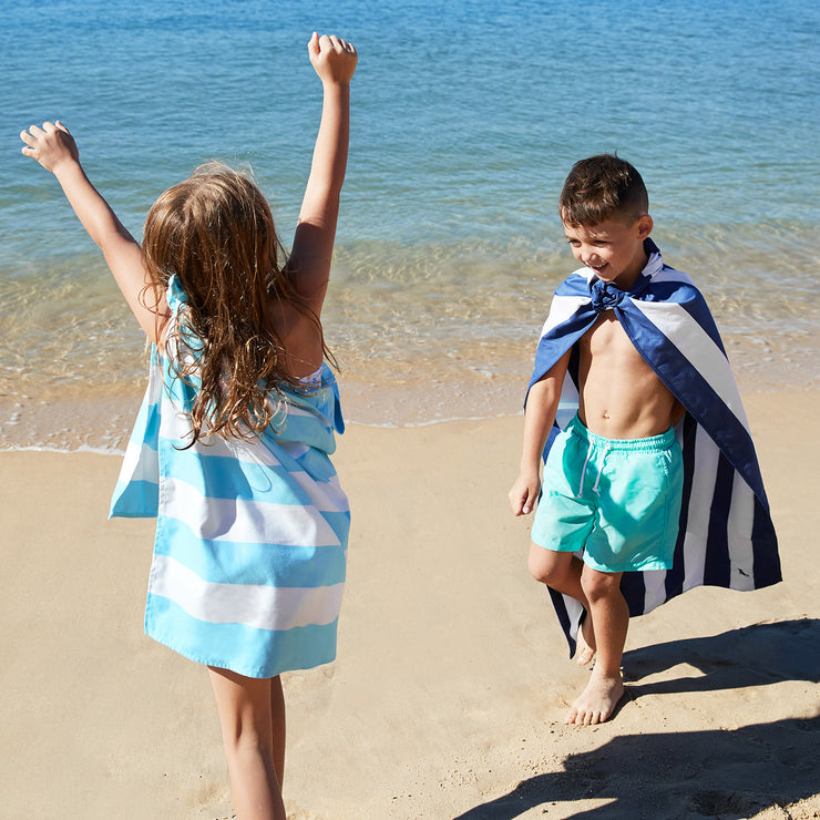 Dock & Bay Kids Beach Towel - Turtley Tropical - GRS Certified - Outlet