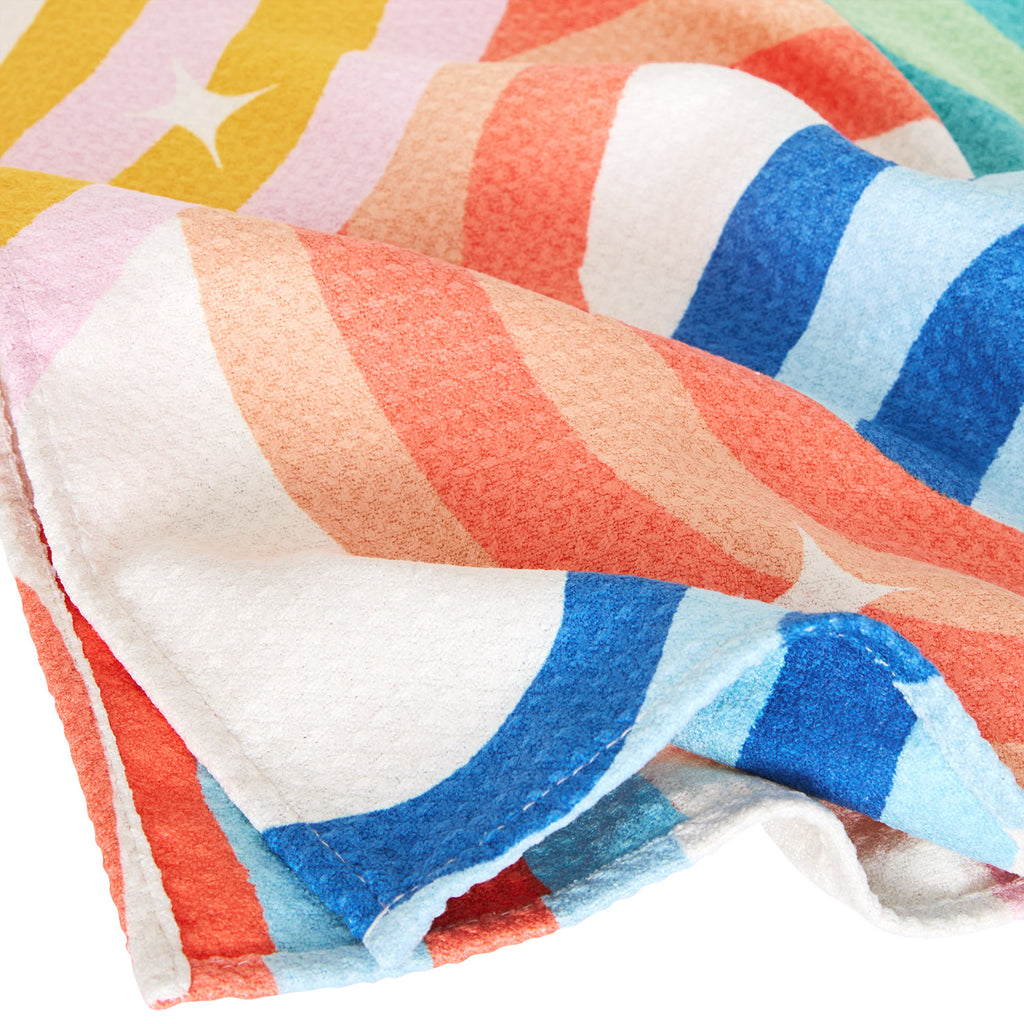 dock and bay tea towel