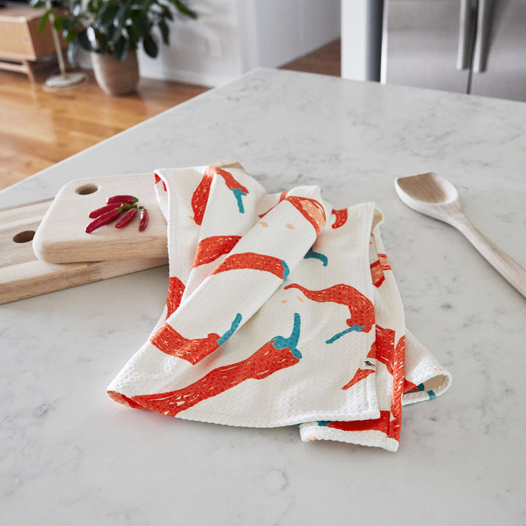 dock and bay tea towel