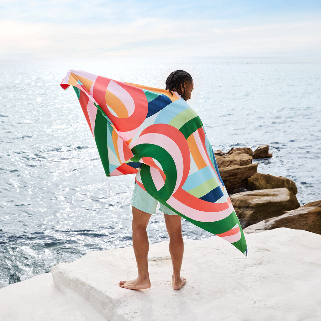 dock and bay towels beach