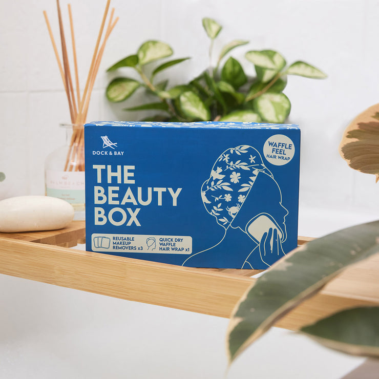 dock and bay gift box hair wrap & makeup remover