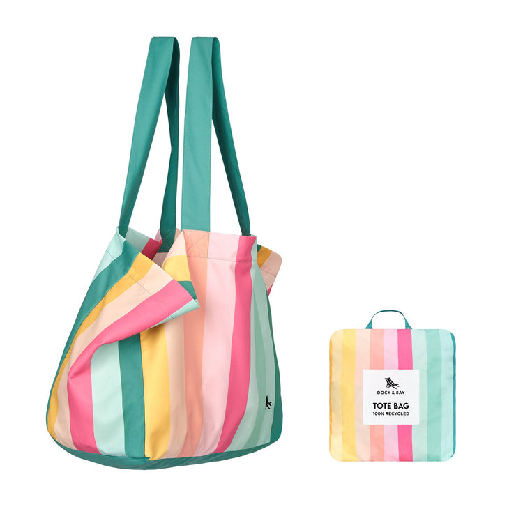 Dock & Bay Foldaway Tote Bags - Coastal Candy