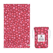 Dock & Bay Dog Towel - Pink Paws - Preorder