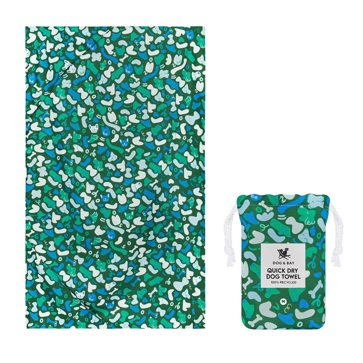 Dock & Bay Dog Towel - Where's Woofy - GRS Certified