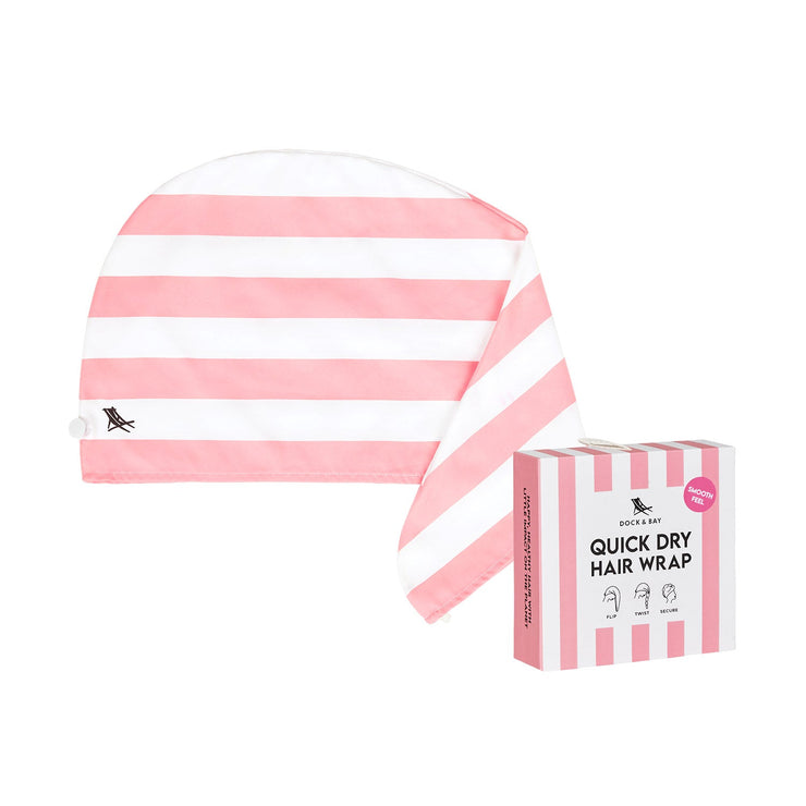 Dock & Bay Hair Wraps - Malibu Pink (New Box)