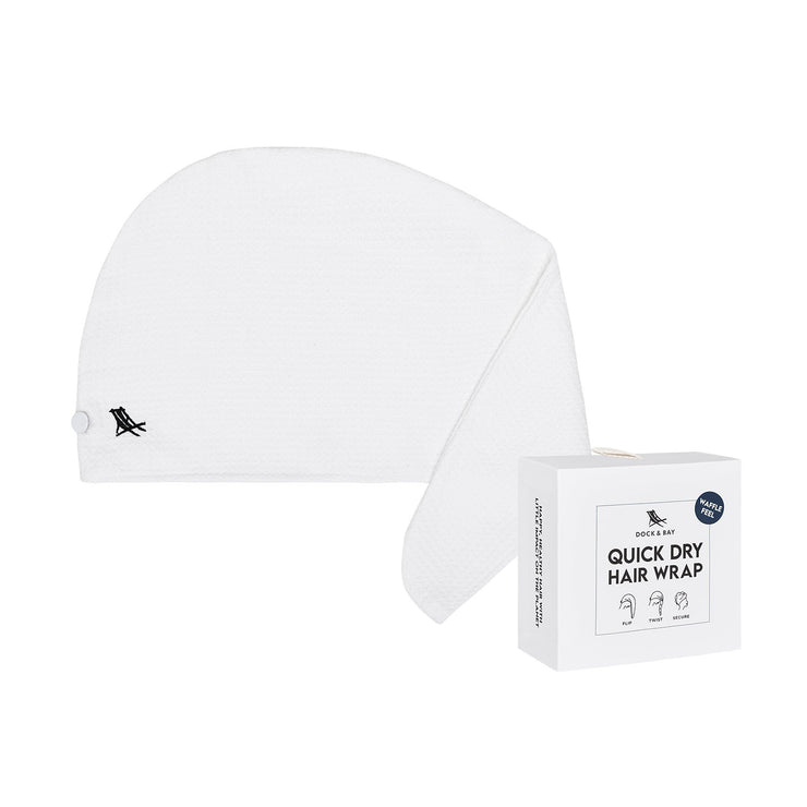 Dock & Bay Hair Wrap - Crystal White - Outlet