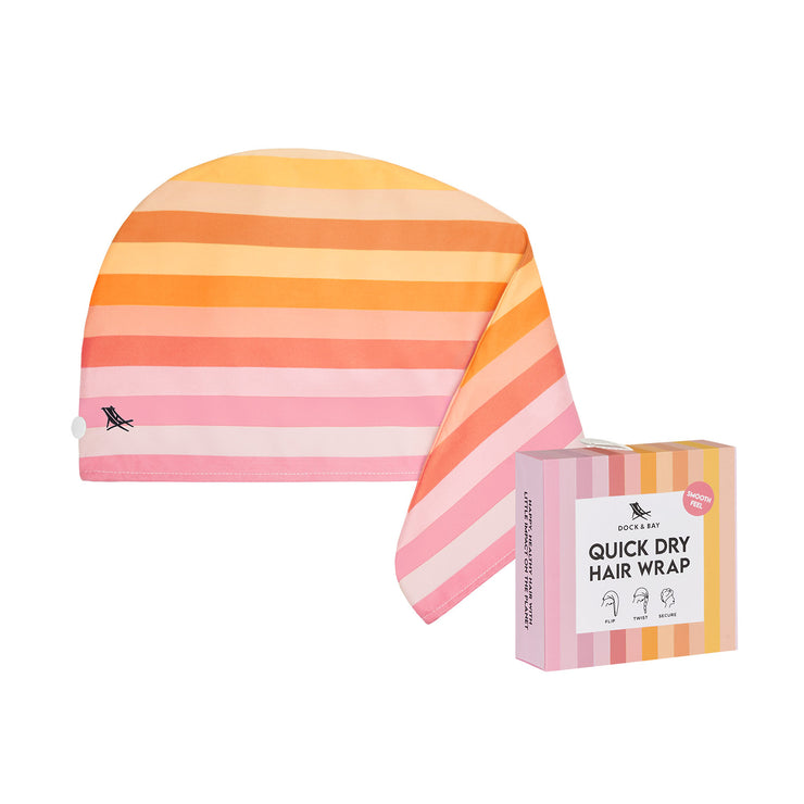 Dock & Bay Hair Wrap - Miami Sorbet - GRS Certified
