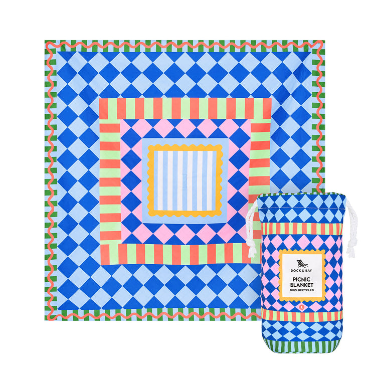 Dock & Bay Picnic Blanket - Bright Side Up - Preorder