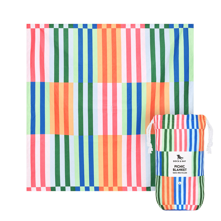Dock & Bay Picnic Blanket - Sugar Sorbet - Preorder
