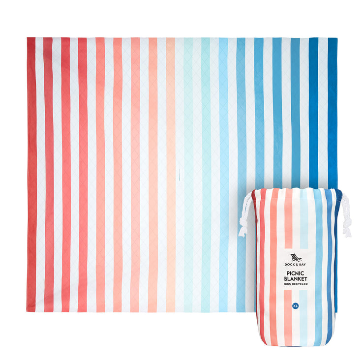 Dock & Bay Picnic Blanket - Sand to Sea - GRS Certified