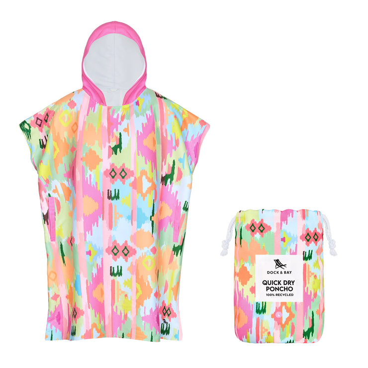 Dock & Bay Poncho - Adults - Ibiza Glow - Preorder