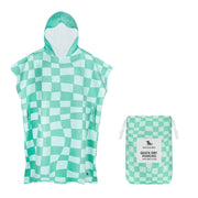 Dock & Bay Poncho Adults - Check Mate - GRS Certified