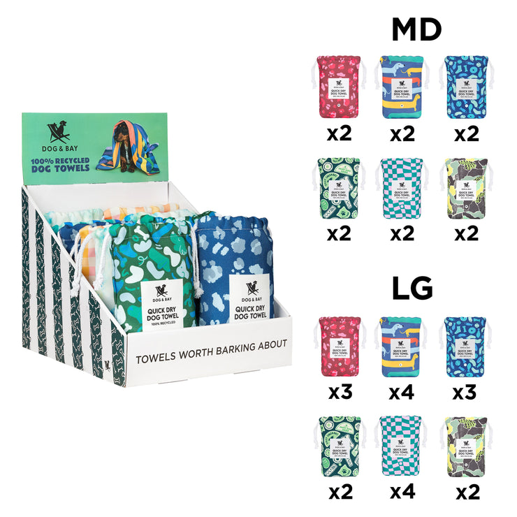 Dock & Bay - Point of Sale Display Small (Dog Towel) - Preorder