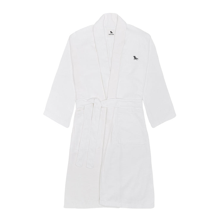 Dock & Bay Bath Robe - Crystal White - Outlet