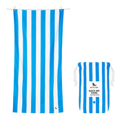 Dock & Bay Quick Dry Towel - Bondi Blue - GRS Certified