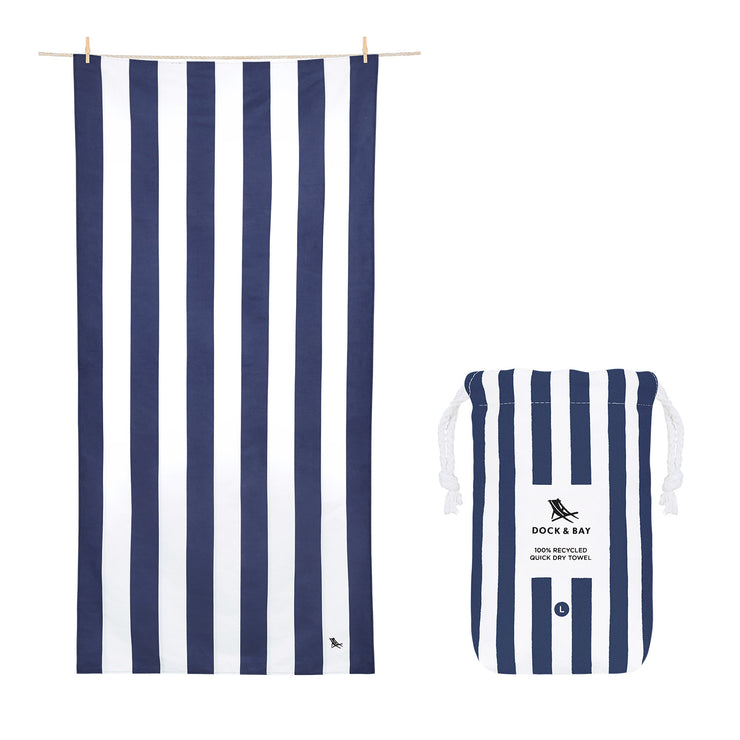Dock & Bay Quick Dry Towel - Whitsunday Blue