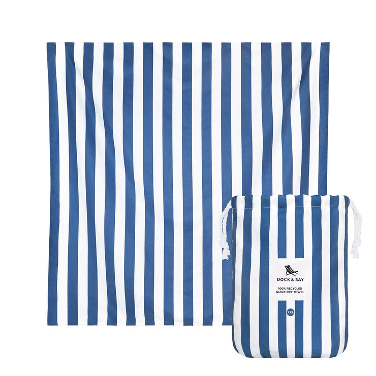 Dock & Bay Quick Dry Towel - Whitsunday Blue