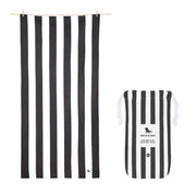 Dock & Bay Quick Dry Towel - Kamari Charcoal - GRS Certified