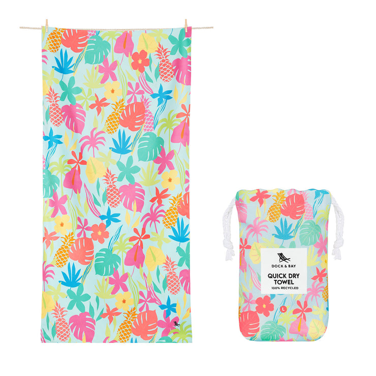 Dock & Bay Quick Dry Towel - Aloha Glow - GRS Certified - Outlet