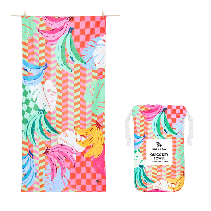 Dock & Bay Quick Dry Towel - Banana Karma - Preorder