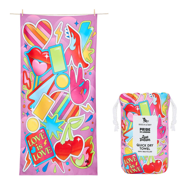 Quick Dry Towel - Love Is Love