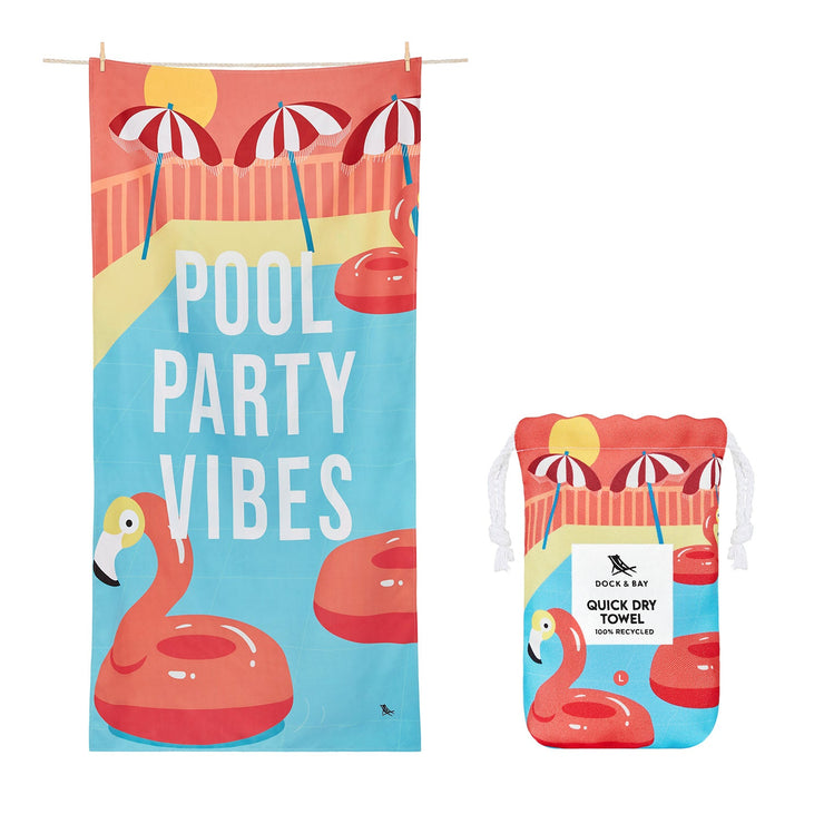 Dock & Bay Quick Dry Towels - Pool Party Vibes