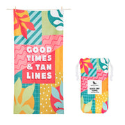 Dock & Bay Quick Dry Towel - Good Times & Tan Lines - GRS Certified - Outlet