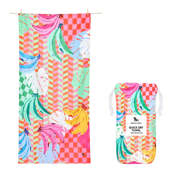Dock & Bay Quick Dry Towel - Banana Karma - Preorder
