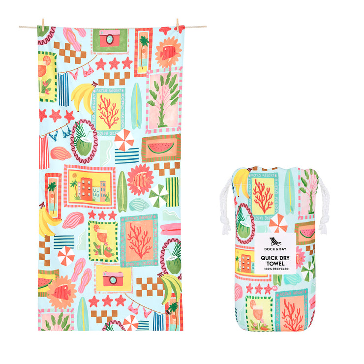 Dock & Bay Quick Dry Towel - Wish You Were Here - Preorder