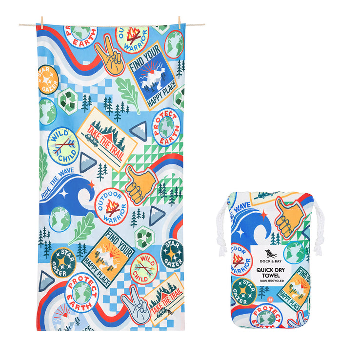Dock & Bay Kids Beach Towel - Into the Wild - Preorder