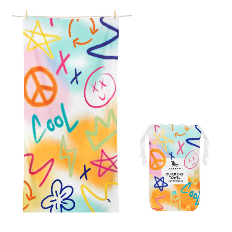 Dock & Bay Kids Beach Towel - Sand to Streets - GRS Certified - Outlet