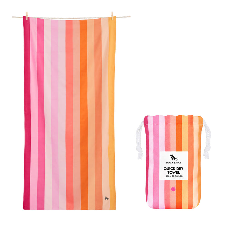Dock & Bay Quick Dry Towel - Miami Sorbet - GRS Certified