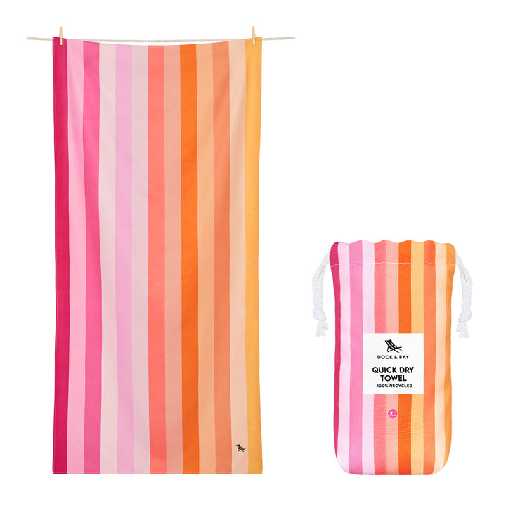 Dock & Bay Quick Dry Towel - Miami Sorbet - GRS Certified
