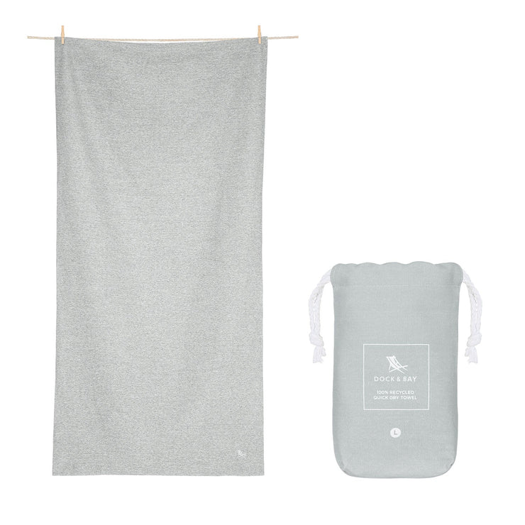 Dock & Bay Quick Dry Towels - Mountain Grey