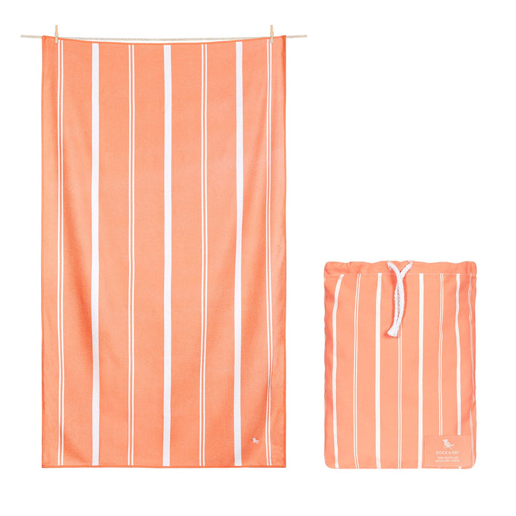 Dock & Bay Quick Dry Bath Towel - Sandalwood Terracotta - Outlet